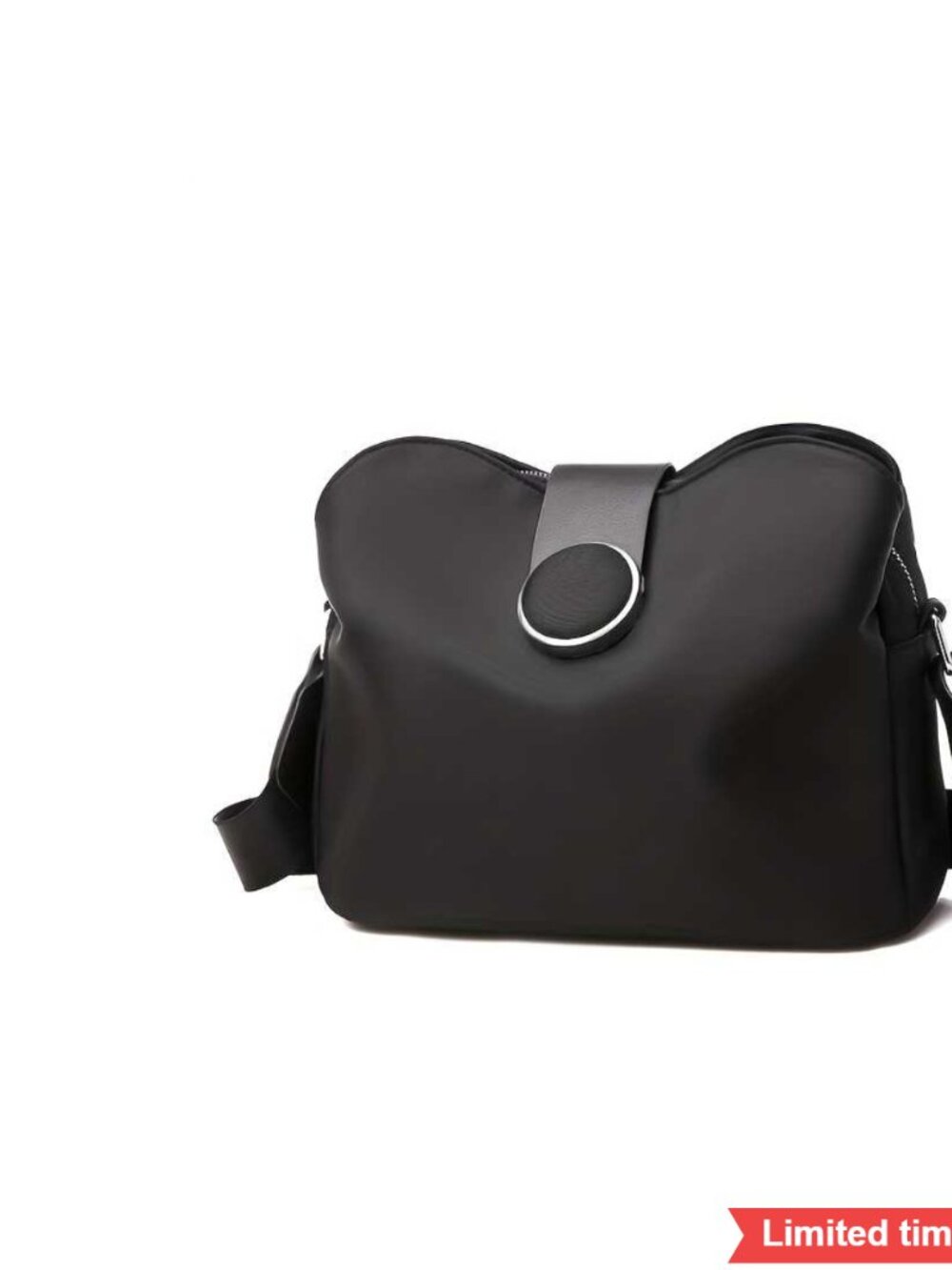 Multi Functional Crossbody Bag with Adjustable Detachable Strap Plaid